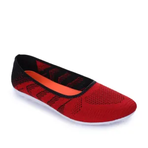 Gliders (Red) Casual Ballerina Shoes For Women PRETTY-2 By Liberty