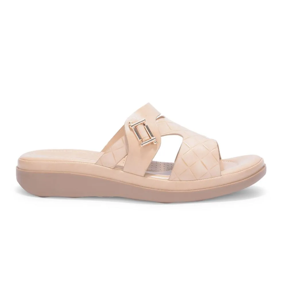 Senorita By Liberty Women JD-12 Beige Casual Slippers